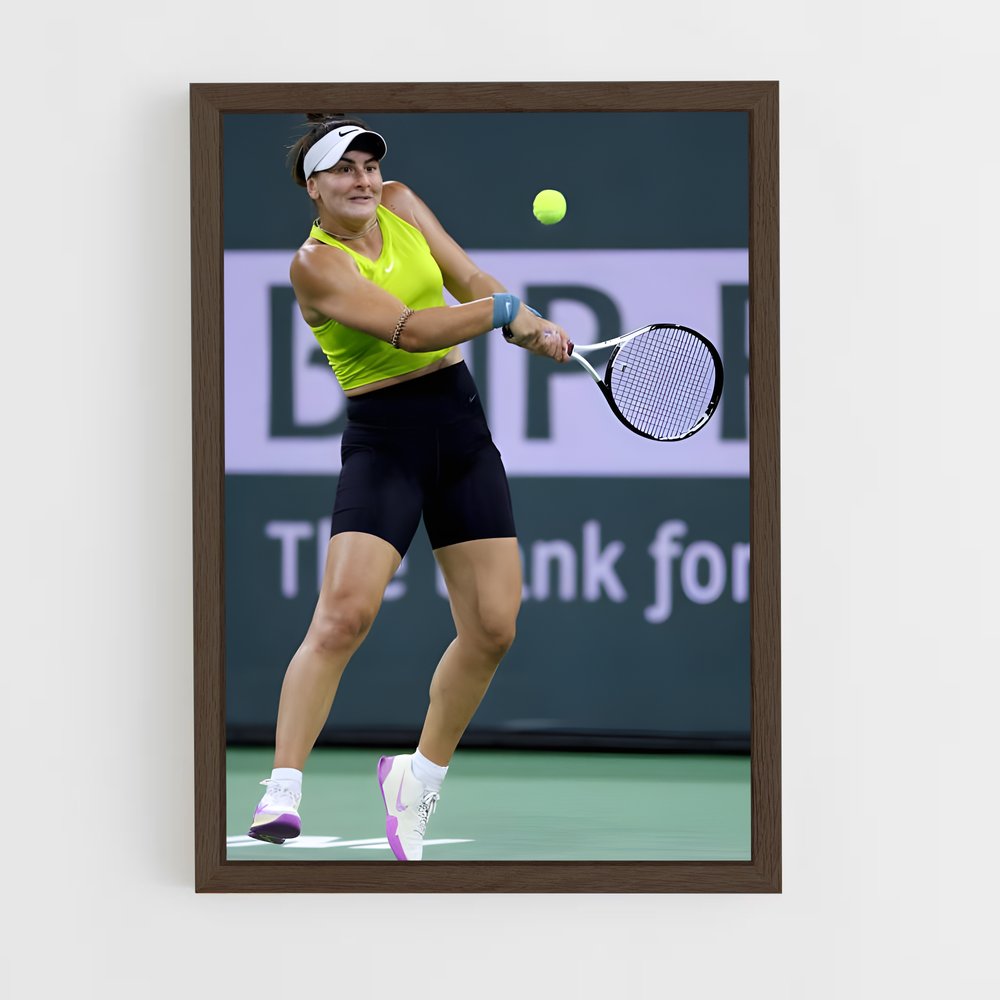 Poster Retour Gagnant – affiche Tennis (vue 5)